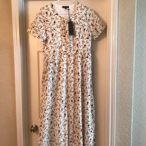 Roolee floral midi dress